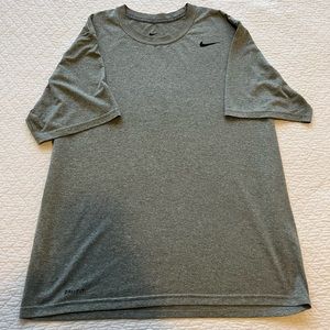 Nike Dri-Fit Shirt - Grey / Size Large